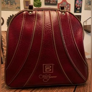 Vintage Brunswick Wind Jammer Red Bowling Bag